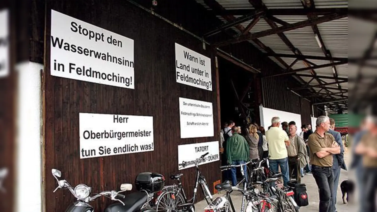 Grundwasserproblematik in  (Foto: Eine Einwohnerversammlung gibt es am 13. Oktober. 	ws)