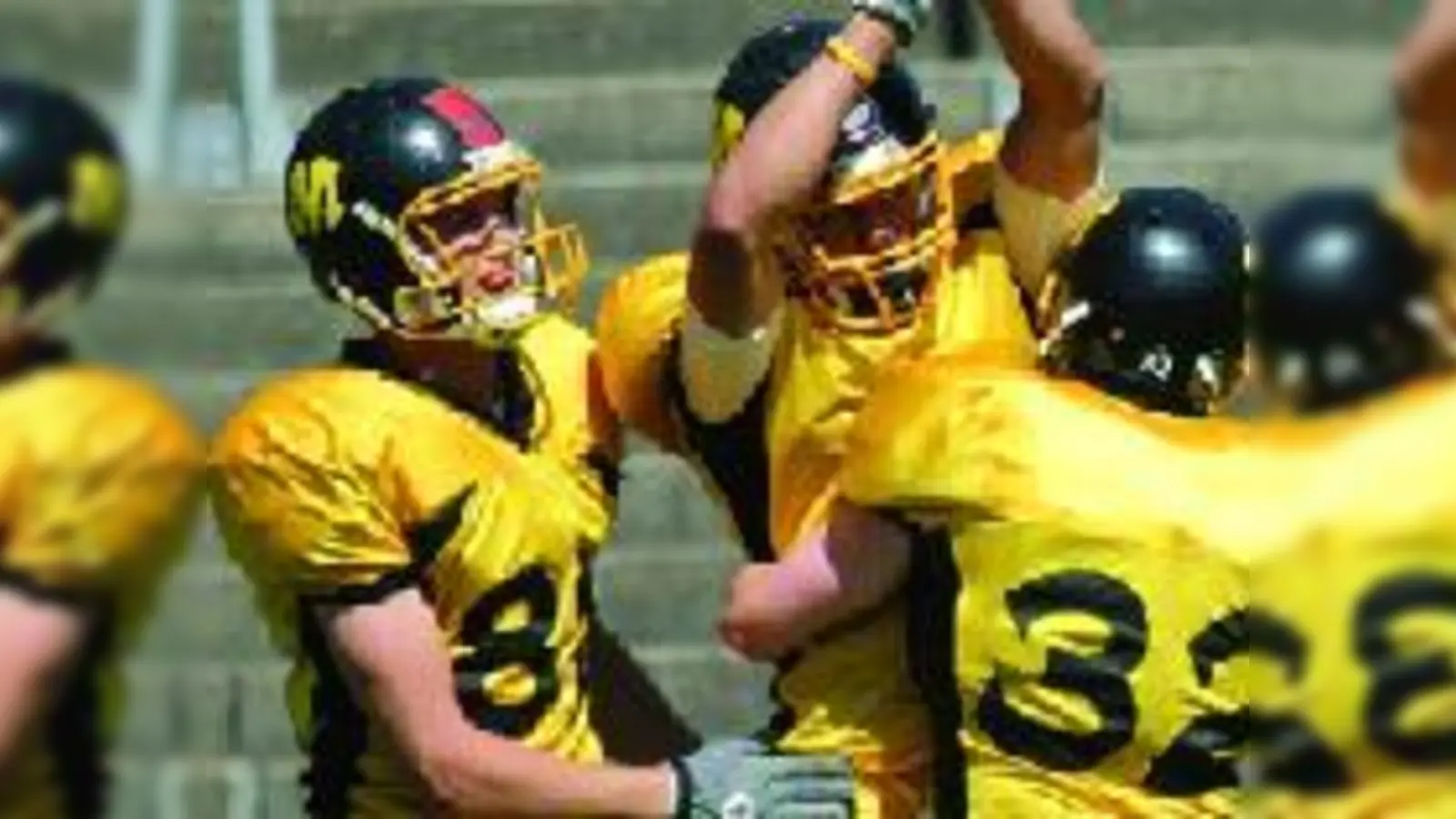 Nach dem Sieg gegen die fränkische Konkurrenz können Münchens Footballer um den Aufstieg  (spielen.Foto: Archiv)