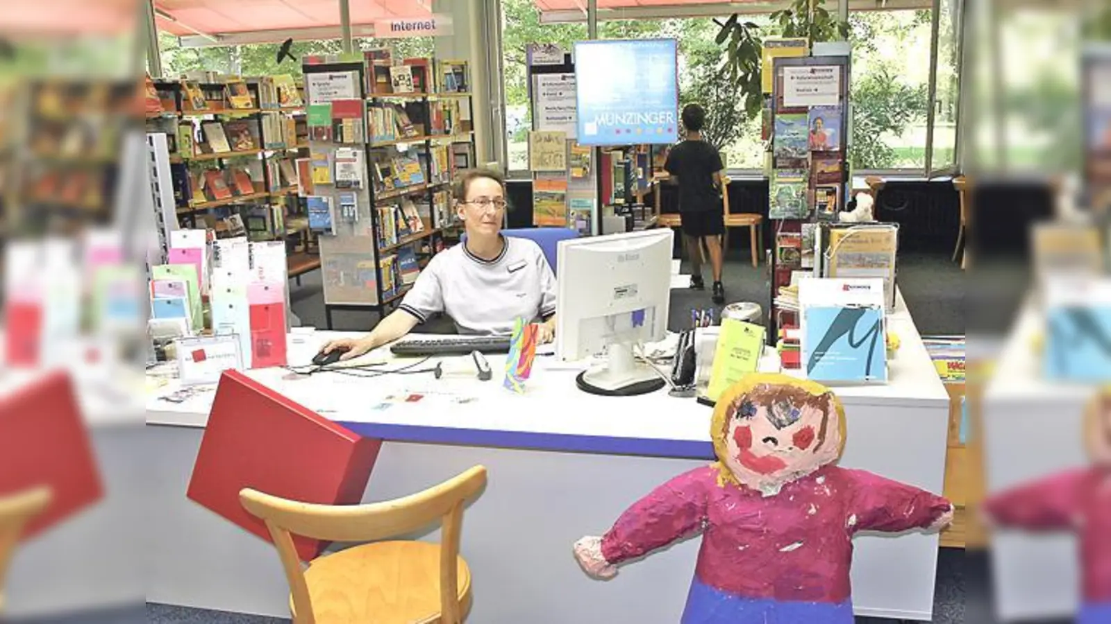 Die Leseratten aus dem Hasenbergl müssen vorübergehend zur Stadtbücherei Harthof.  (Foto: ws)