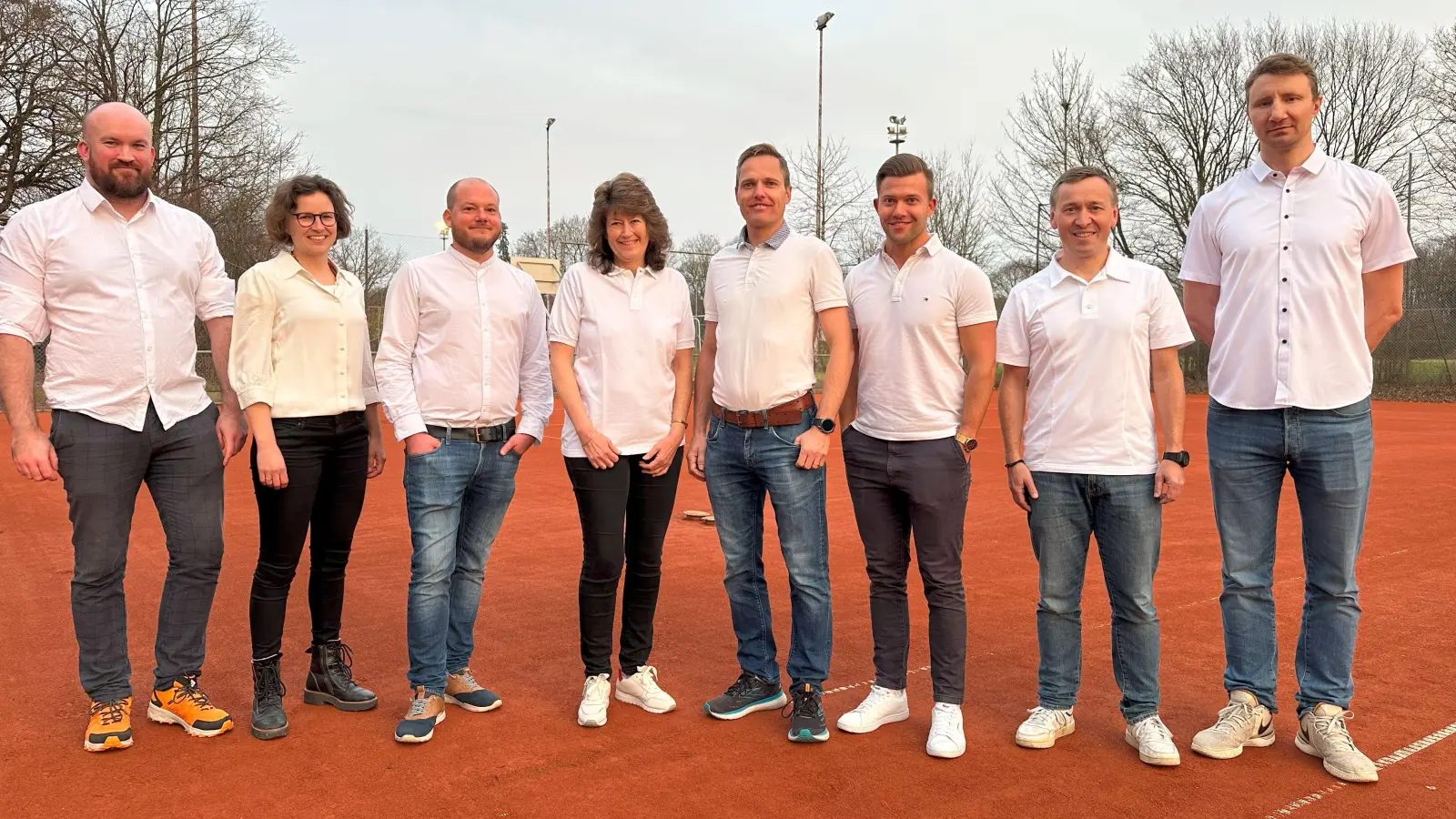 Personell neu aufgestellt präsentiert sich die Leitung der Tennisabteilung des PSV München. (Foto: privat)