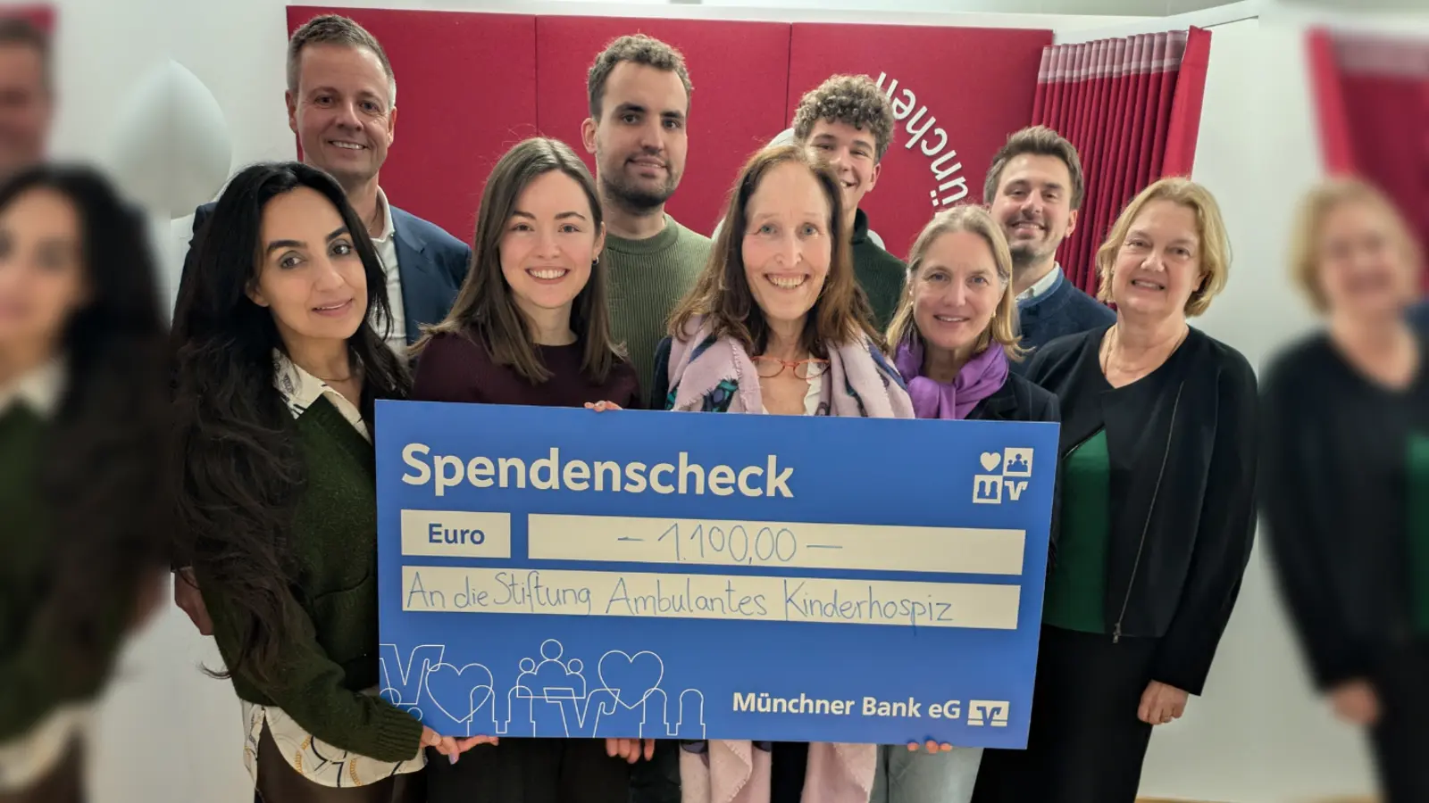 1.100 Euro konnte die JU an die Stiftung weitergeben. (Foto: JU)