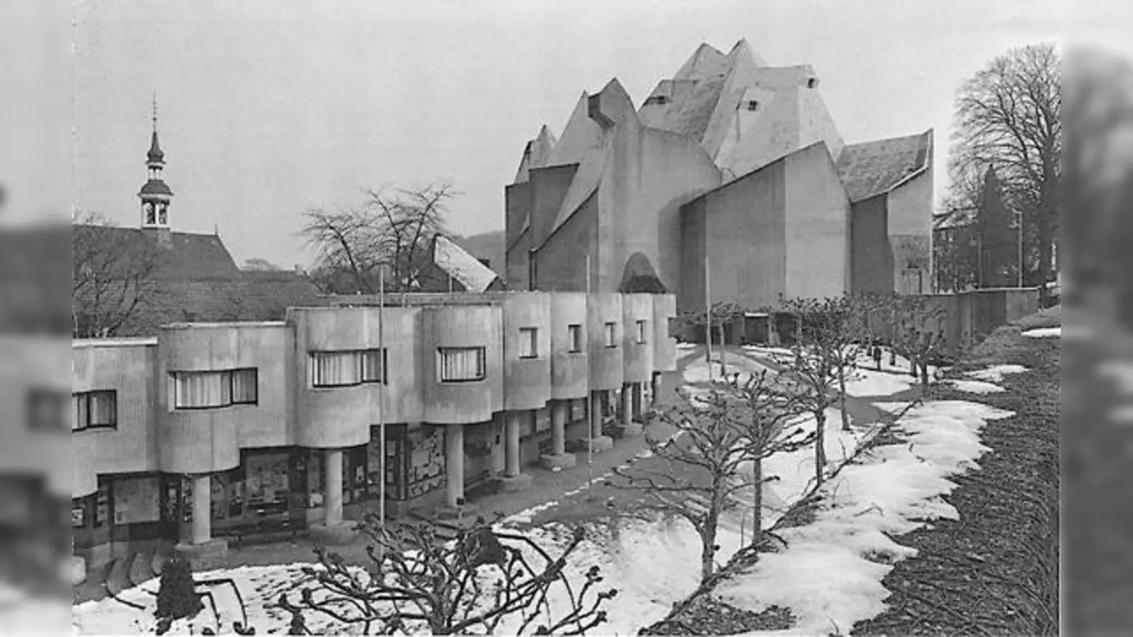 Gottfried Böhm, Mariendom mit Pilgerweg, Neviges 1972. (Foto: VA)
