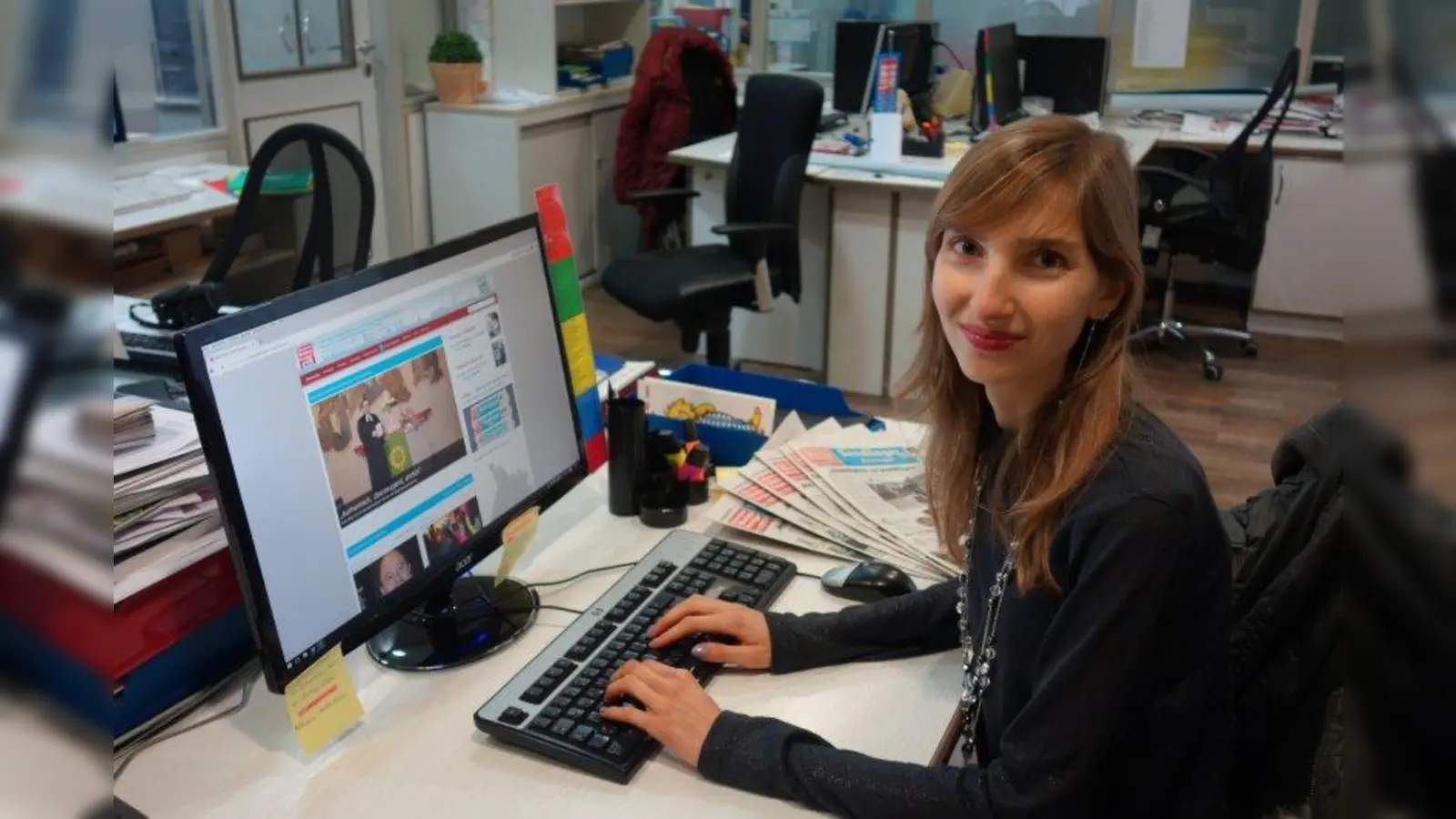 Carolin Scheuerer wirkte einen Monat lang in der Redaktion der Münchner Wochenanzeiger mit. (Foto: eis)