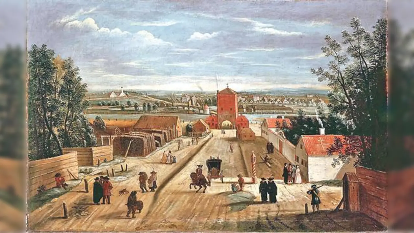 München anno dazumal: Unser Bild stammt aus dem Jahr 1765 und zeigt die Isarbrücke.	 (Foto: VA)