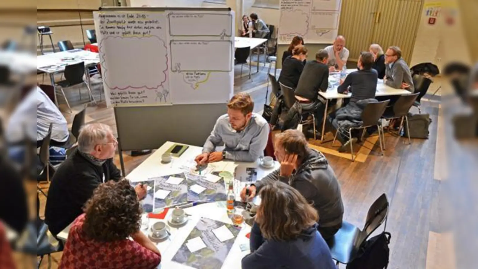 Gemeinsam entwickelten Viertelbewohner Ideen, wie die Isarvorstadt lebenswerter werden kann.              (Foto: Green City e.V)