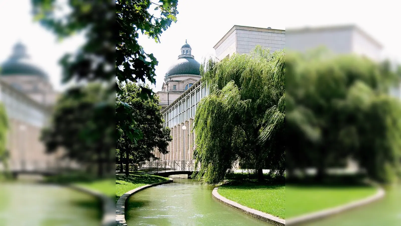 Der Köglmühlbach an der Staatskanzlei.	 (Foto: VA)