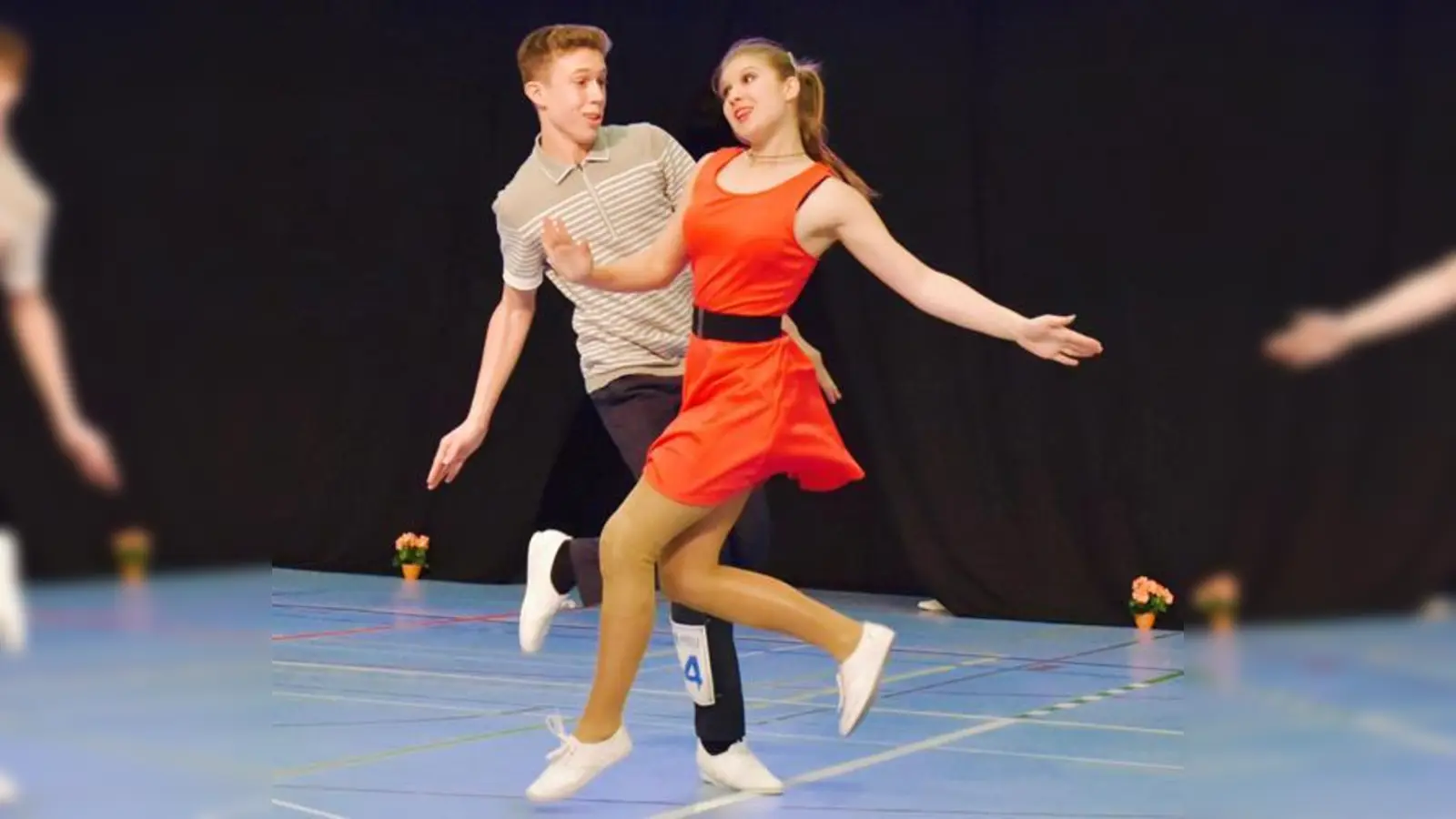 Das Tanzpaar Theresa Sommerkamp und Elian Preuhs ist  derzeit einfach nicht zu schlagen.	 (Foto: Verein)