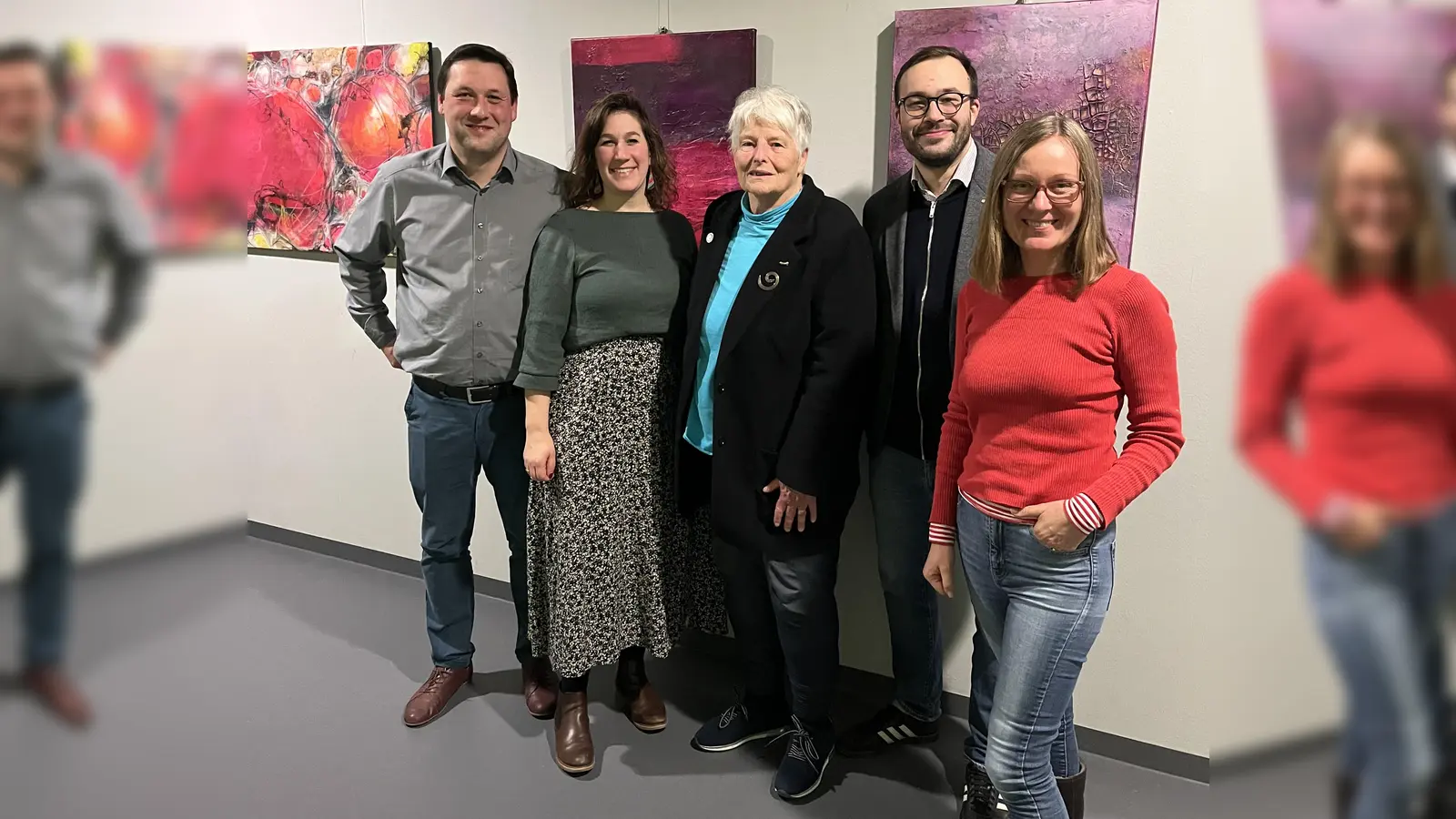 Von links: Stefan Blomberg, Eva Blomberg (SPD-Fraktionsvorsitzende im Bezirksausschuss Trudering-Riem), Maren Salzmann-Brünjes, Christian Köning und Julia Stark (Co-Vorsitzende SPD Trudering-Riem). (Foto: SPD Trudering-Riem)