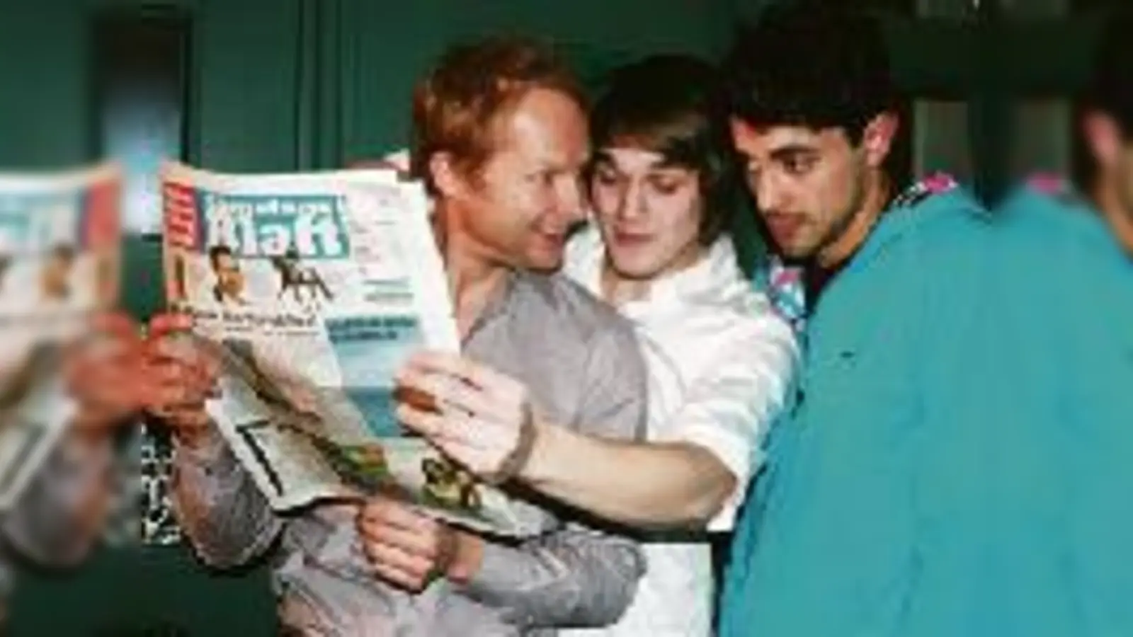 Sie machen Musik für Geist und Seele  und sind sehr belesen, wie man sieht die Herren von Ruben Cossani: Michel van Dyke, Konrad Wißmann und Leo Lazar (v. l.)	 (Foto: em)