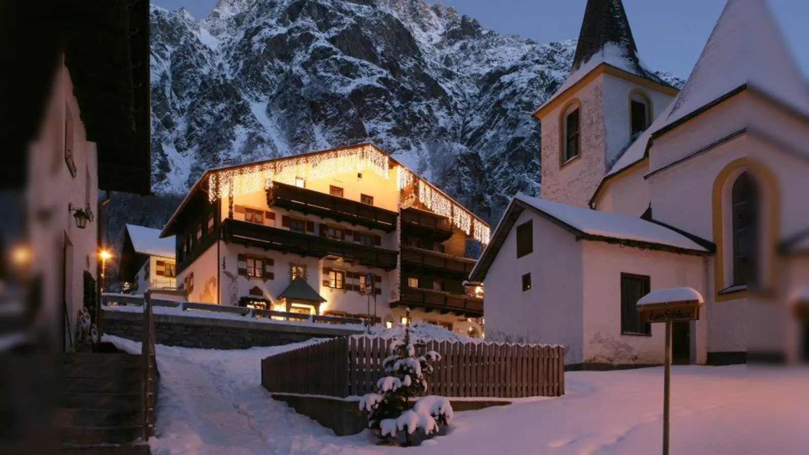 Idylle pur: Der Pitztaler Kirchenwirt ist das perfekte Urlaubsziel für Genießer. (Foto: pi)