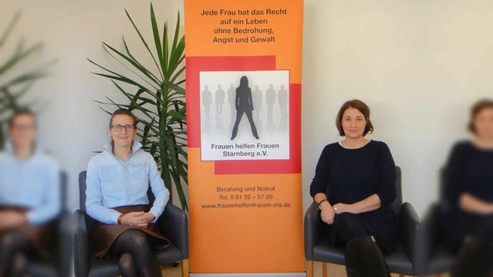 Cordula Trapp (links) und Claudia Sroka von Frauen helfen Frauen Starnberg e.V. (Foto: Frauen helfen Frauen Starnberg e.V.)