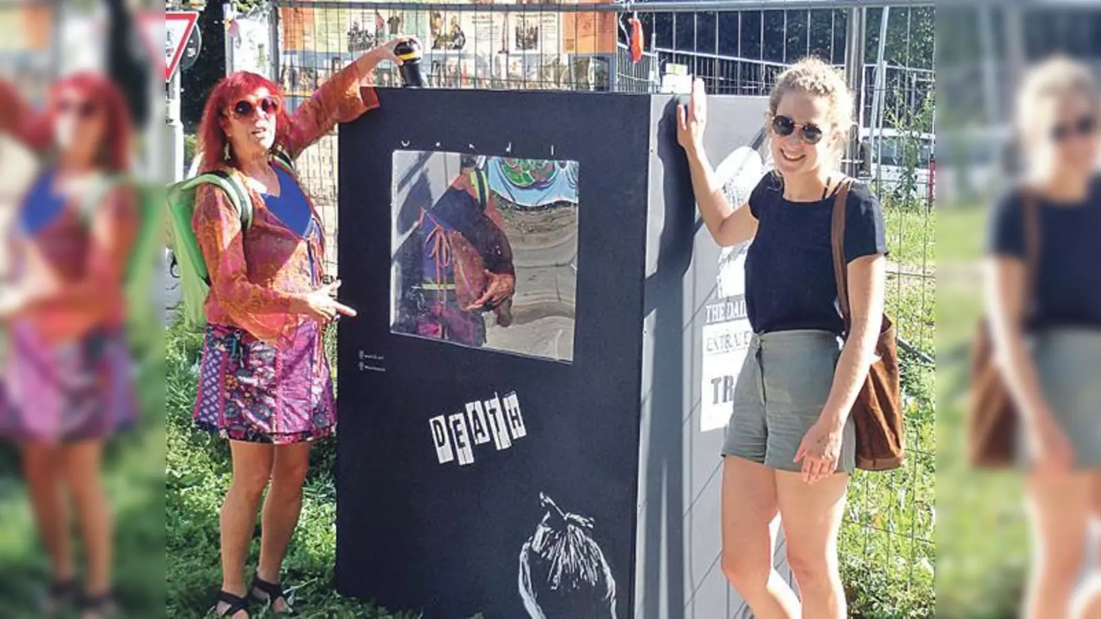 Die »Trash-Box« des Künstlers Sebastian Wandl soll am Samstag mit Plastikmüll gefüllt werden.	 (Foto: VA)