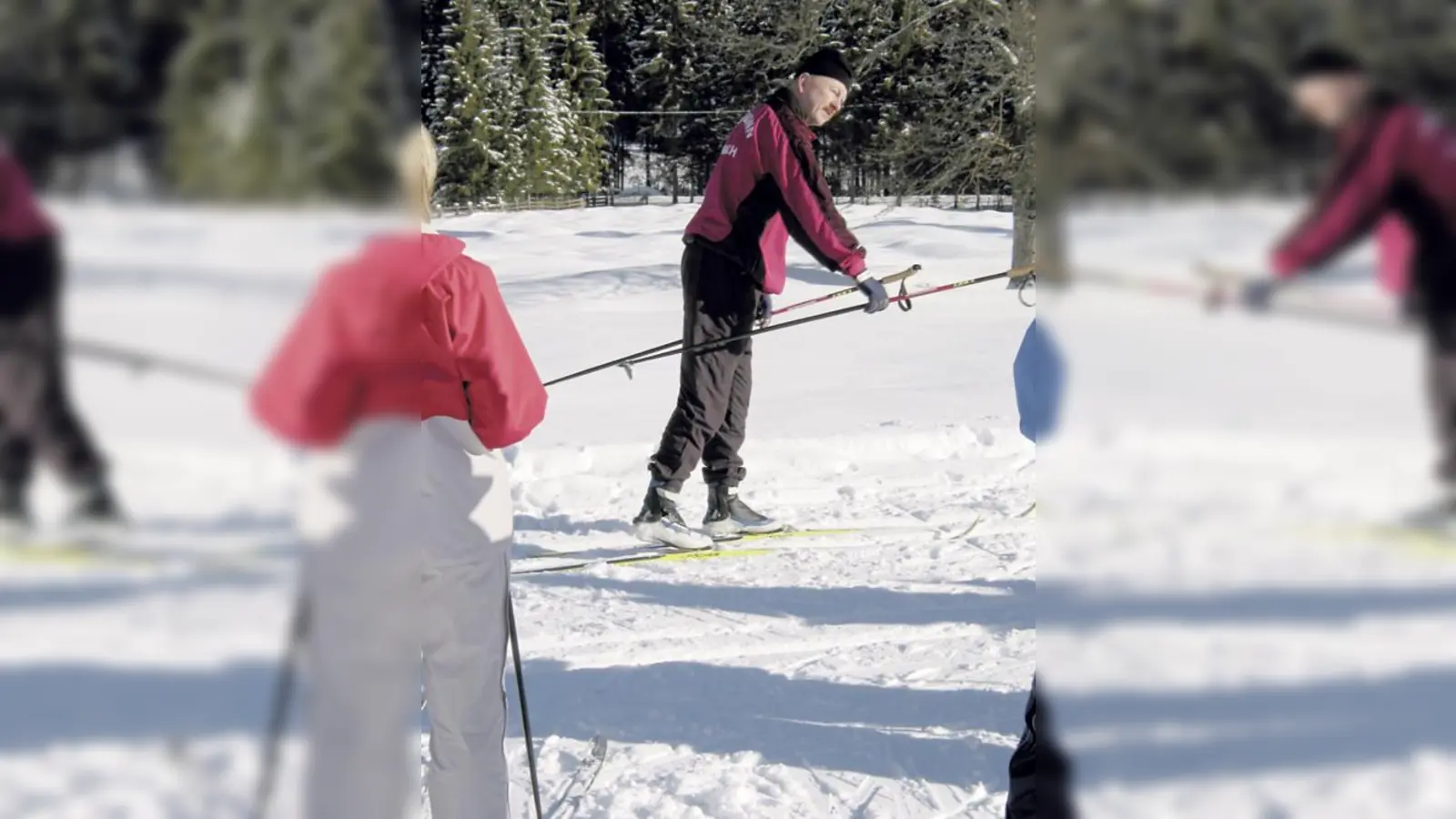 WSV-Vorstand und Ausbilder Sepp Axenböck beim Langlauftraining. Jetzt brauchts nur noch Schnee. 	 (Foto: WSV)