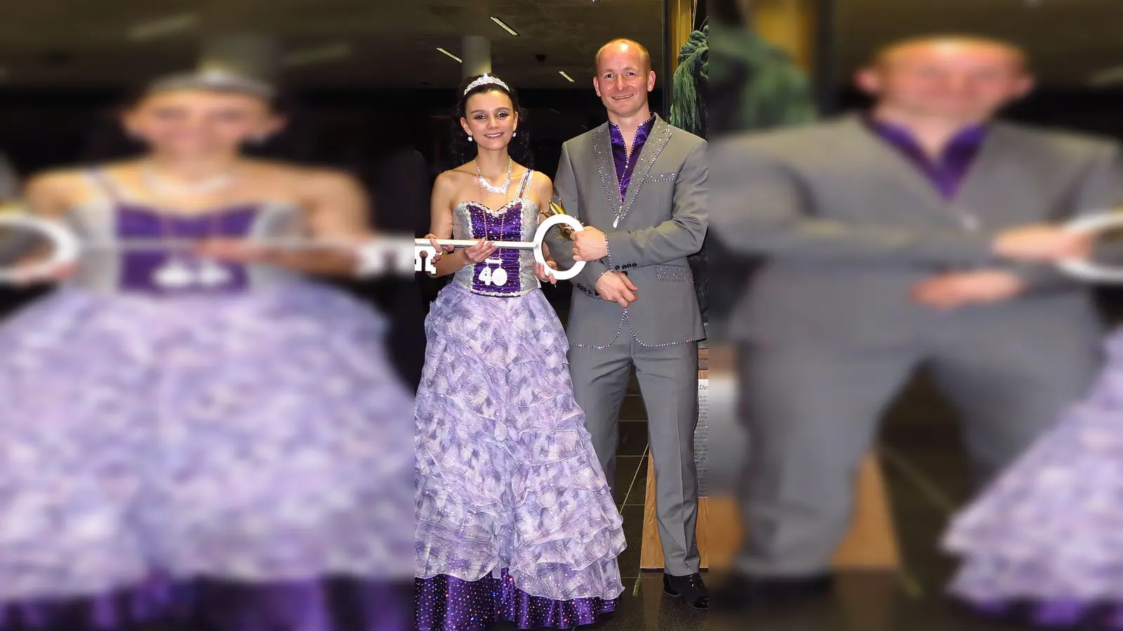 Prinzessin Nadin I. und Prinz Andre I. von der "Feringa" kommen nach Ismaning. (Foto: Feringa)