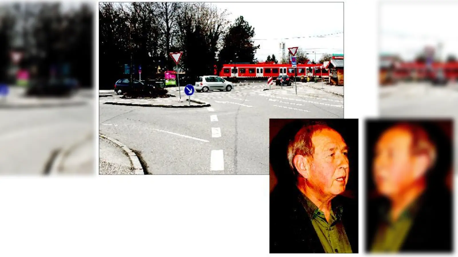 Georg Aschauer (r.) forderte ein städtebauliches Gutachten für das Projekt zur Beseitigung des Bahnübergangs Fasanerie.	 (Fotos: ws)