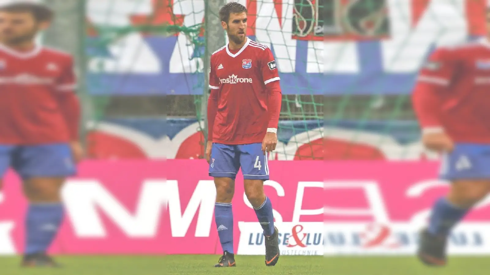 179 Pflichtspiele hat Abwehrrecke Alexander Winkler für die erste Mannschaft der SpVgg Unterhaching bestritten. In seinem (vorerst) letzten sah er Gelb-Rot.	 (Foto: Christian Riedel)