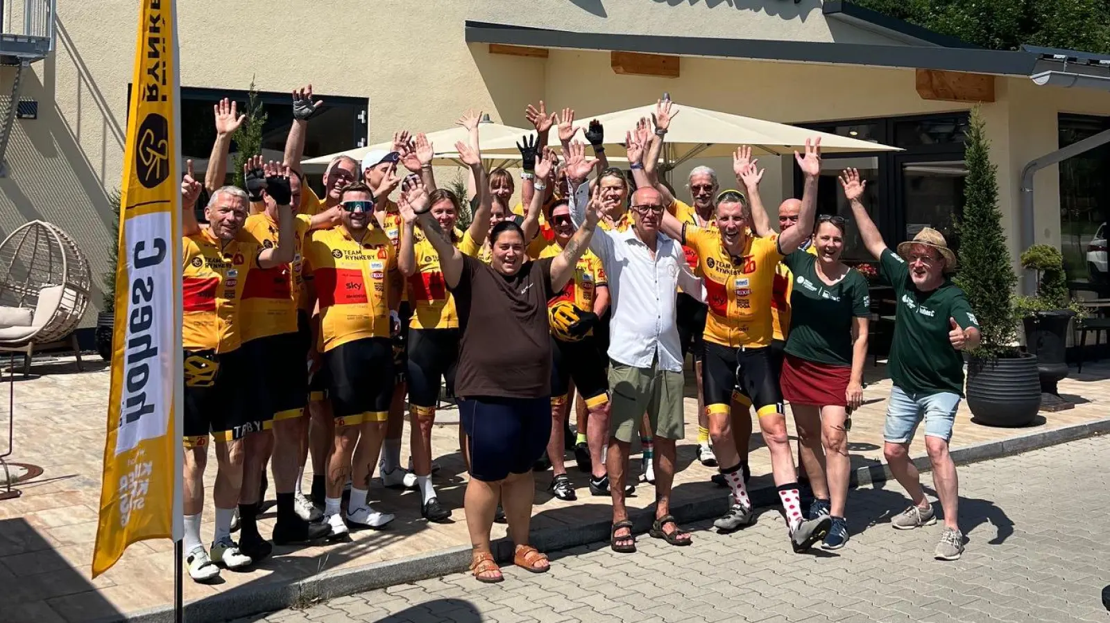 Team Rynkeby München hat ein klares Ziel: Hoffnung schenken und Spenden sammeln für schwerkranke Kinder und ihre Familien. (Foto: Team Rynkeby)