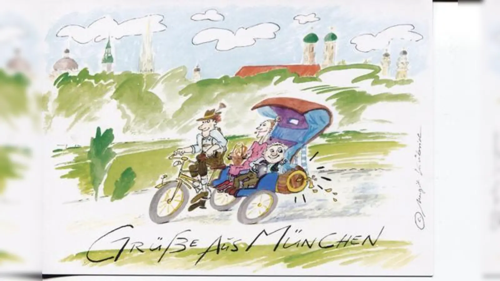 Menschen, ihr Ausdruck und ihre Haltung inspirieren Margit Kübrich zu ihren Zeichnungen.                                               (Foto: VA)