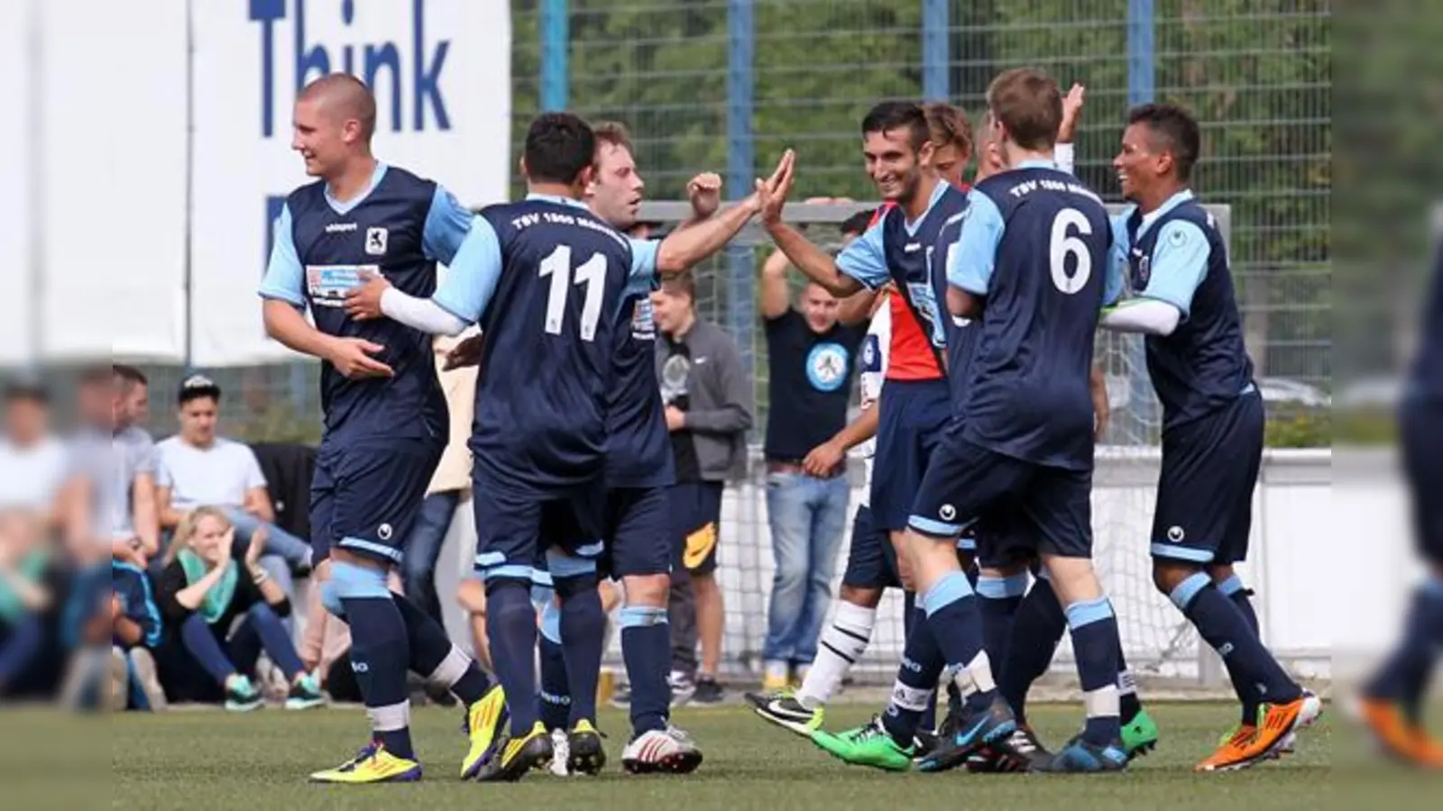 In Vorbereitung auf die neue Saison: Die Löwen-Amateure.  (Foto: A. Wild)