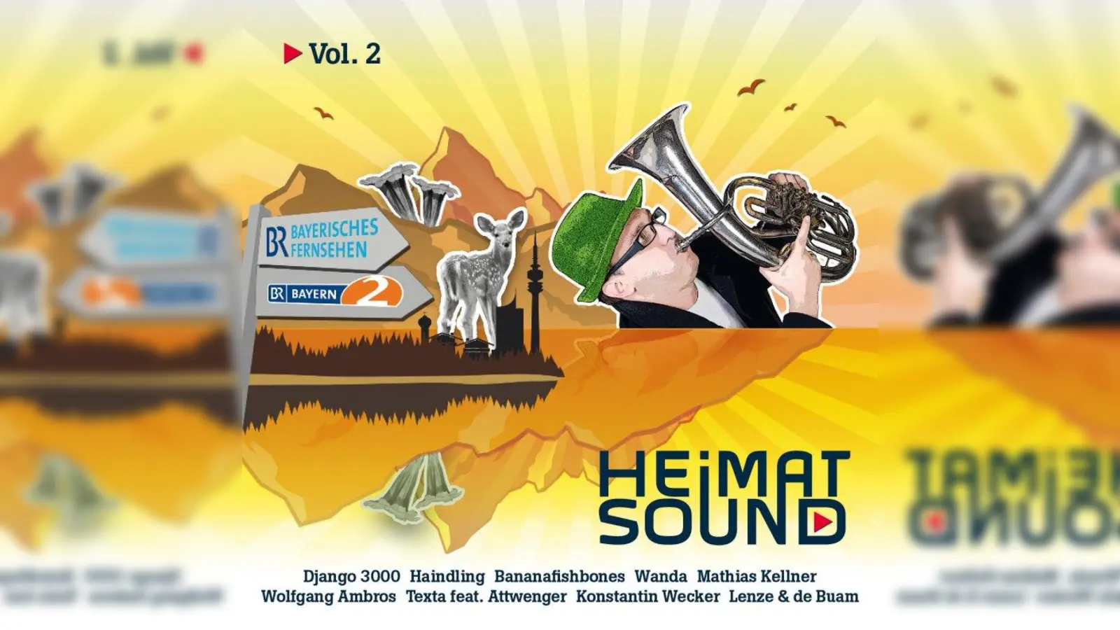 42 Songs von bekannten und unbekannten Interpreten aus dem Alpenraum sind auf der Doppel-CD versammelt. (Foto: CD-Cover)