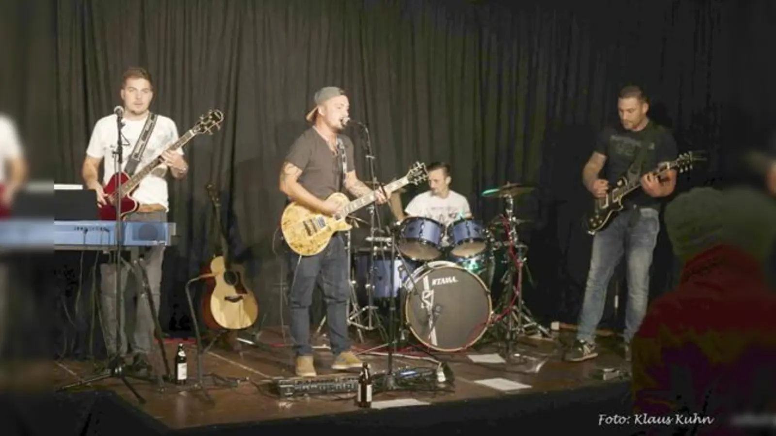 No Destination kommen aus Berglern und schreiben alle Songs selbst. Erst dieser Tage waren sie wieder für Fendsbach gebucht. 	 (Foto: kw)