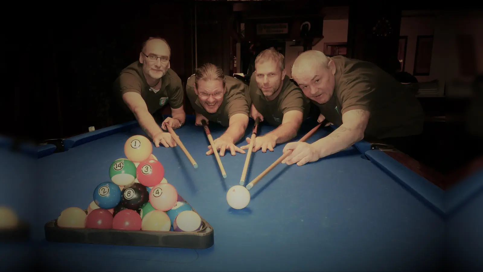 Konnten den Abstieg der 1. Mannschaft nicht verhindern (v.li.): Ralf Hentschel, Hannes Dorsch, Thomas Deuter und Manfred Kammerloher. (Foto: Verein)
