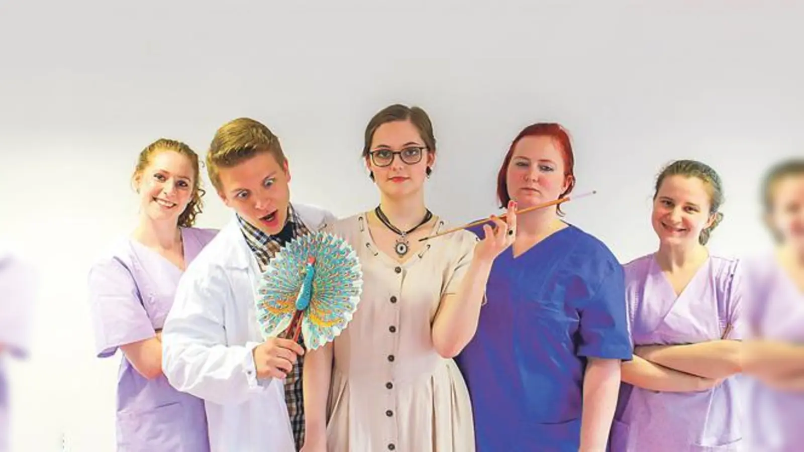 Neue in der Anstalt: Die Frage, wer denn hier nun wirklich verrückt ist, kann einem das Klinikpersonal selbst nicht eindeutig beantworten.	 (Fotos: VA)