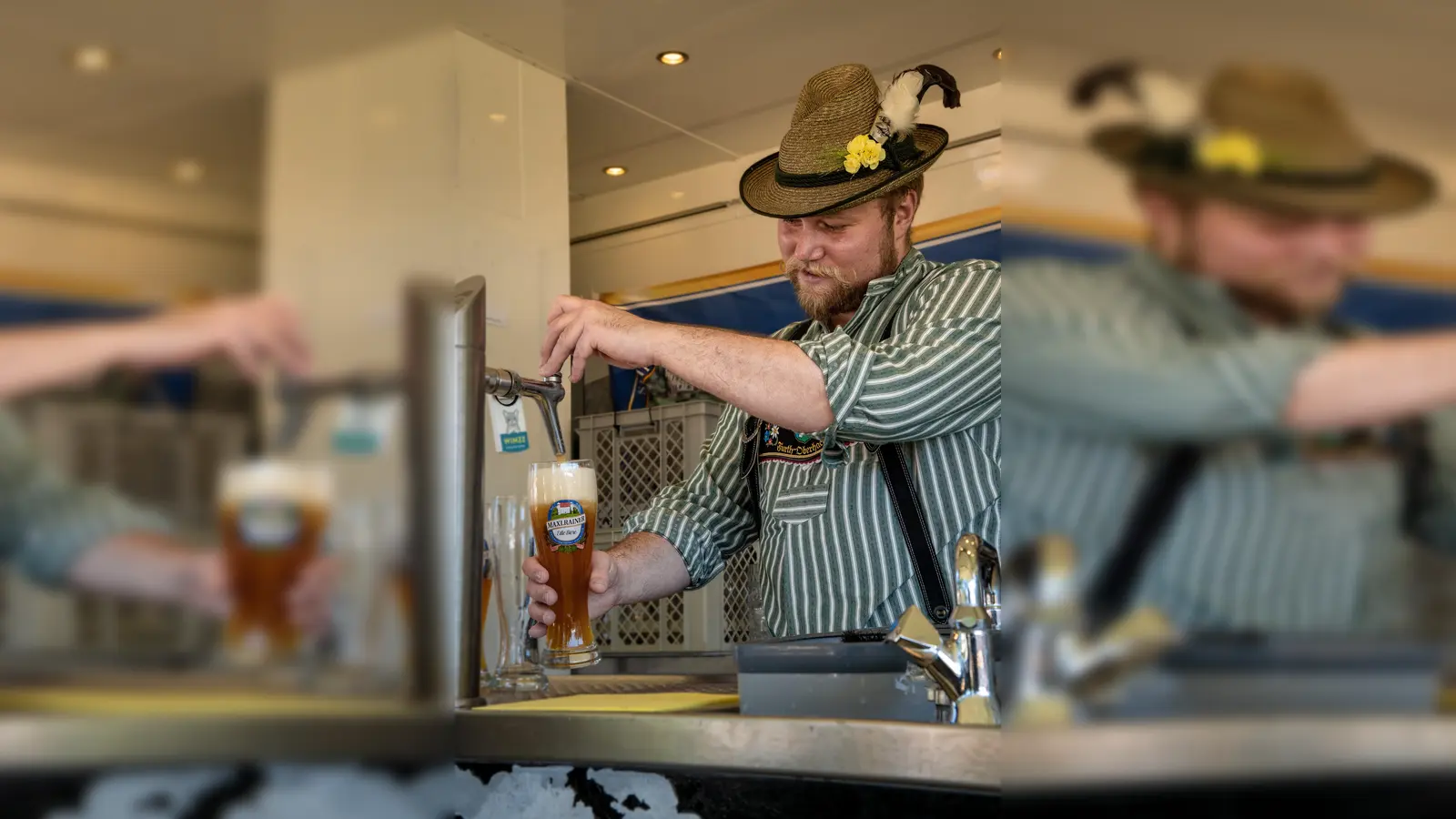 Niemand muss beim Bachfest des Burschenvereins hungrig oder gar durstig nach Hause gehen. (Foto: BV Furth-Oberhaching)