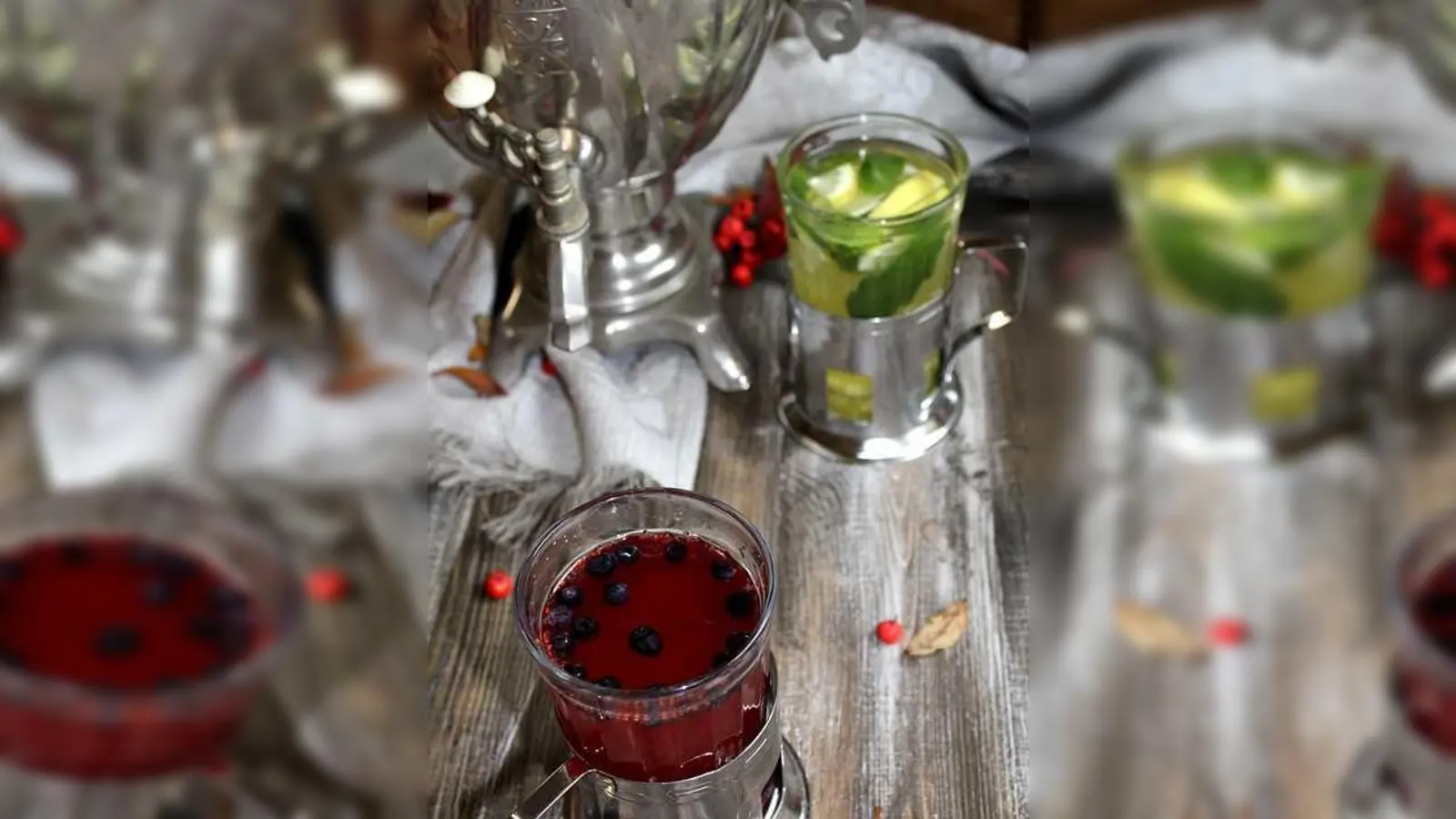 Eine russische Teeparty wird im Tatz Nachbarschaftstreff veranstaltet. (Foto: Feierwerk Nachbarschaftstreff)