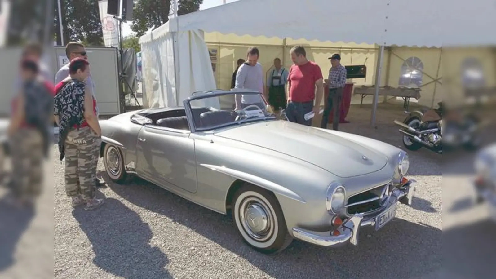 Immer wieder gern gesehen auch bei der AAE: Liebevoll restaurierte Autos aus der Zeit, wo niemand von einem Abgas-Skandal sprach. 	 (Foto: kw)