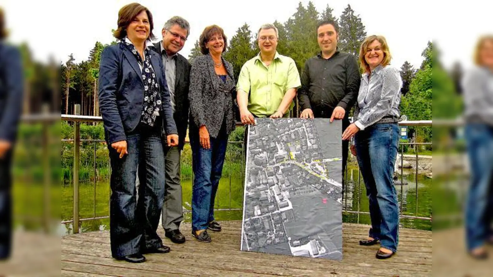 Die Organisatoren sind voller Tatendrang (v. l.) Sylvia Gilles, Edwin Klostermeier, Ingrid Bräuer, Walter Hois, Emilio Bellucci und Karola Schulz.	 (Foto: Pietsch)