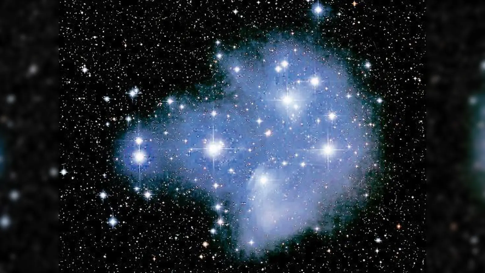 Astronomische Schönheit: das Siebengestirn, auch bekannt unter dem Namen Plejaden.	 (Foto: Stättmayer)