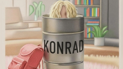 Ein Kinderklassiker von Christine Nöstlinger. Konrad - oder Das Kind aus der Konservenbüchse: (Foto: Theater Markt Schwaben)