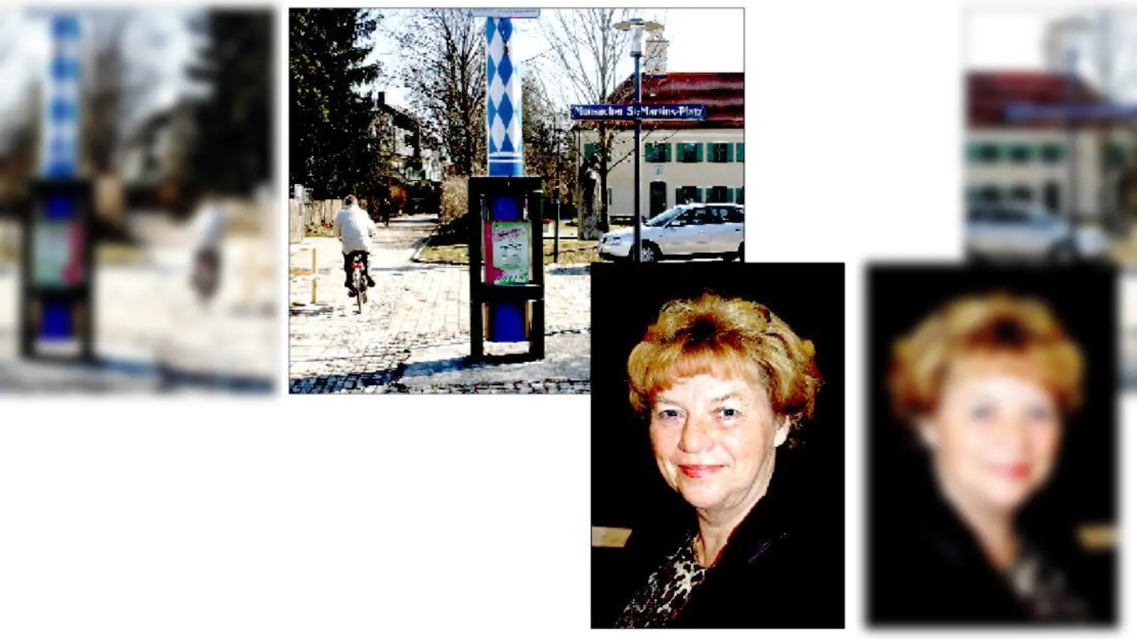 Den Moosacher St.-Martins-Platz darf man nun ganz offiziell mit dem Fahrrad überqueren. 	 (Fotos: ws/Archiv)