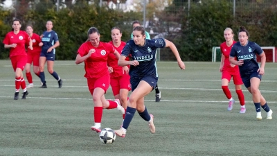 Nicht zu stoppen: Löwen-Stürmerin Kira Winter.  (Foto: J. Mentel)