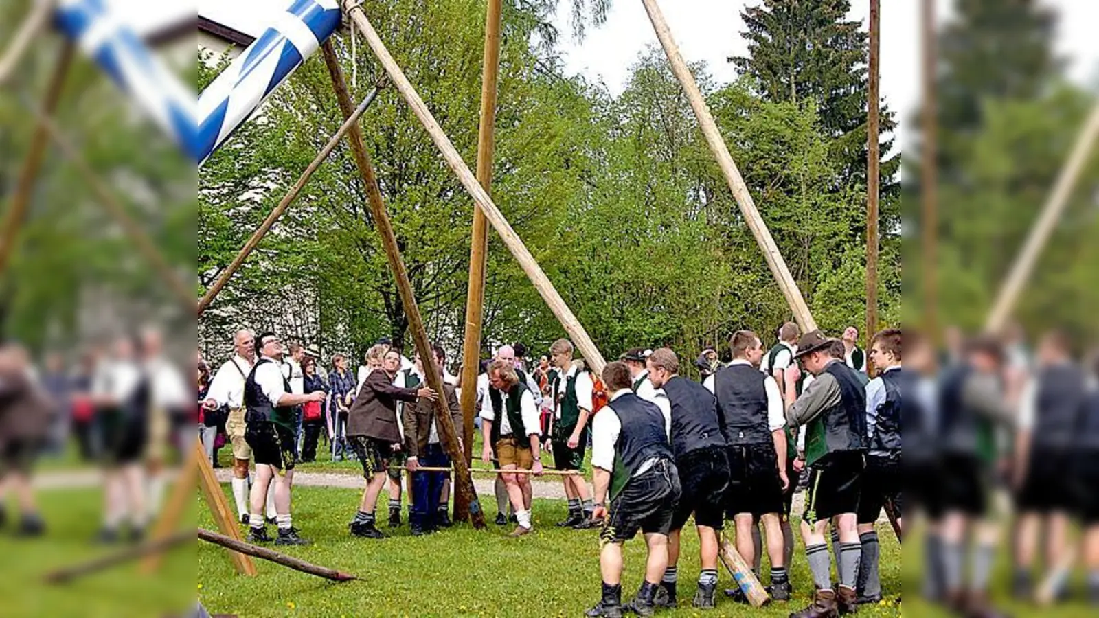 Der Burschenverein Sauerlach freut sich auf eine zünftige Maibaumwachenzeit und natürlich auf das Aufstellen des Zunftstangerls.	 (Foto: Privat)
