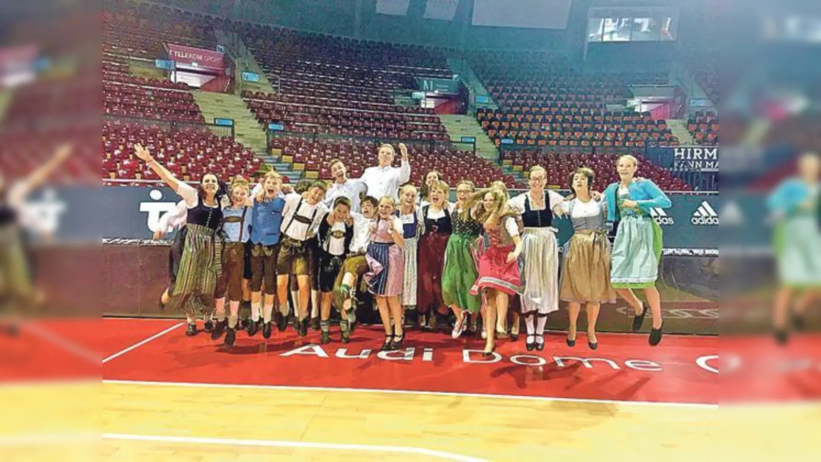 Die jungen Musiker spielten sich im Münchner Audi Dome auf Rang vier. 	 (Foto: Verein2)