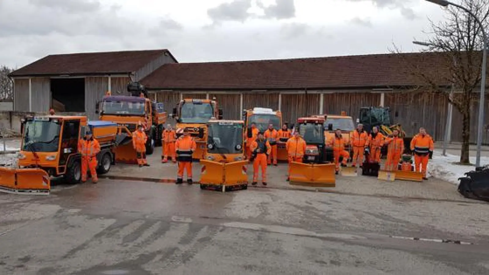 Die Einsatztruppe des Haarer Bauhofs.  (Foto: Gemeinde Haar)