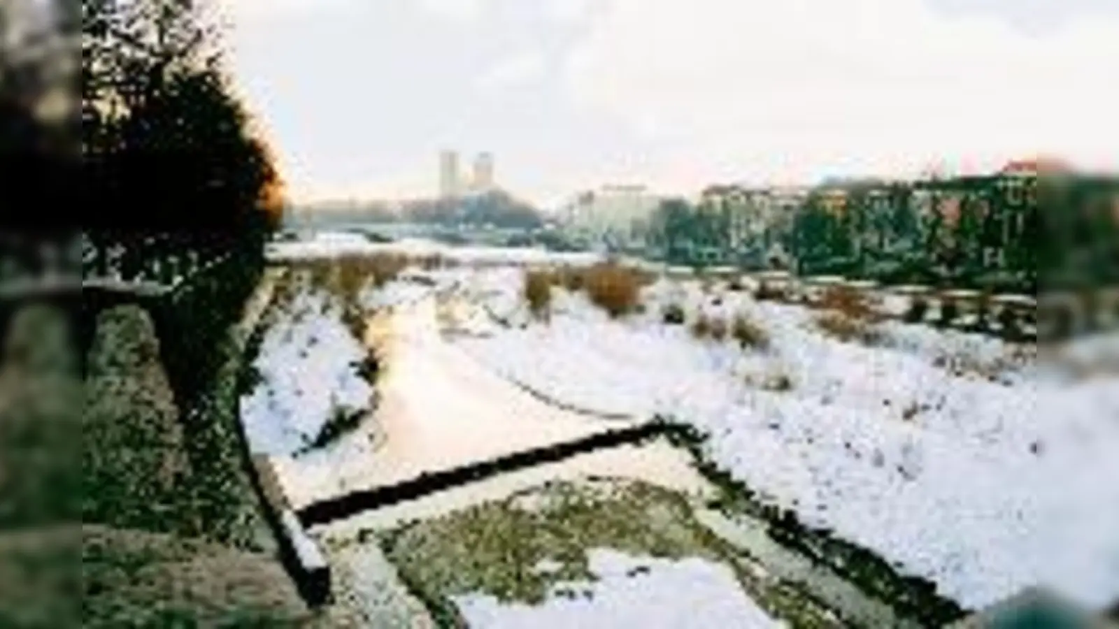 Kurz hinter der Reichenbachbrücke teilt das Corneliuswehr (rechts unter der Häuserzeile) die kleine Isar vom Hauptfluss ab. Der BA Au-Haidhausen will den Betonklotz jetzt los werden.	 (Foto: ms)