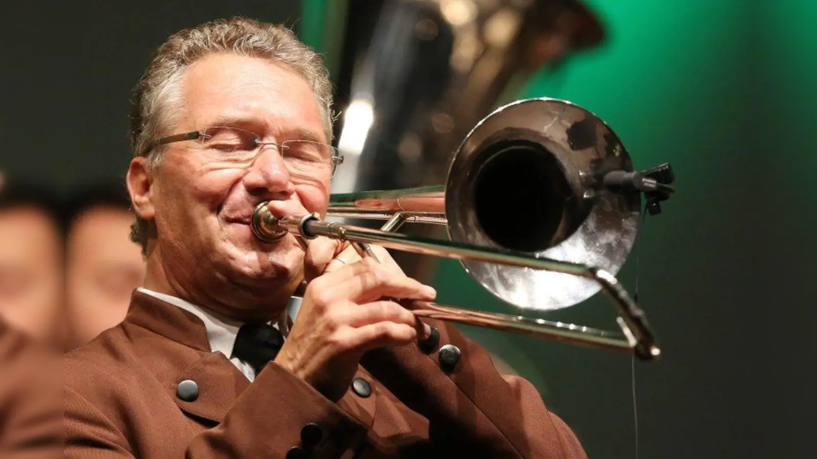 Ernst Hutter (Posaune) ist der Nachfolger von Egerländer-Gründer Ernst Mosch. (Foto: Rene Traut)