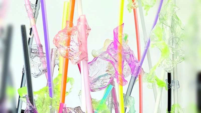 „Your Turn!” lautet der Titel dieser Bodeninstallation von Cornelia Hesse. (Foto: Hesse)