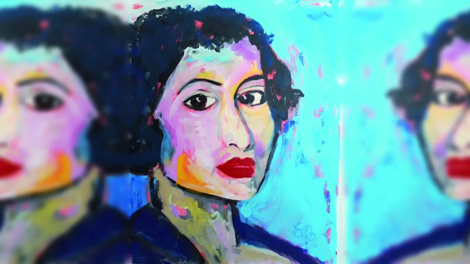 Lebendige und ausdrucksstarke Bilder sind das Ergebnis von Brigitte Elberfelds Schaffensprozess.  (Foto: Brigitte Elberfeld)