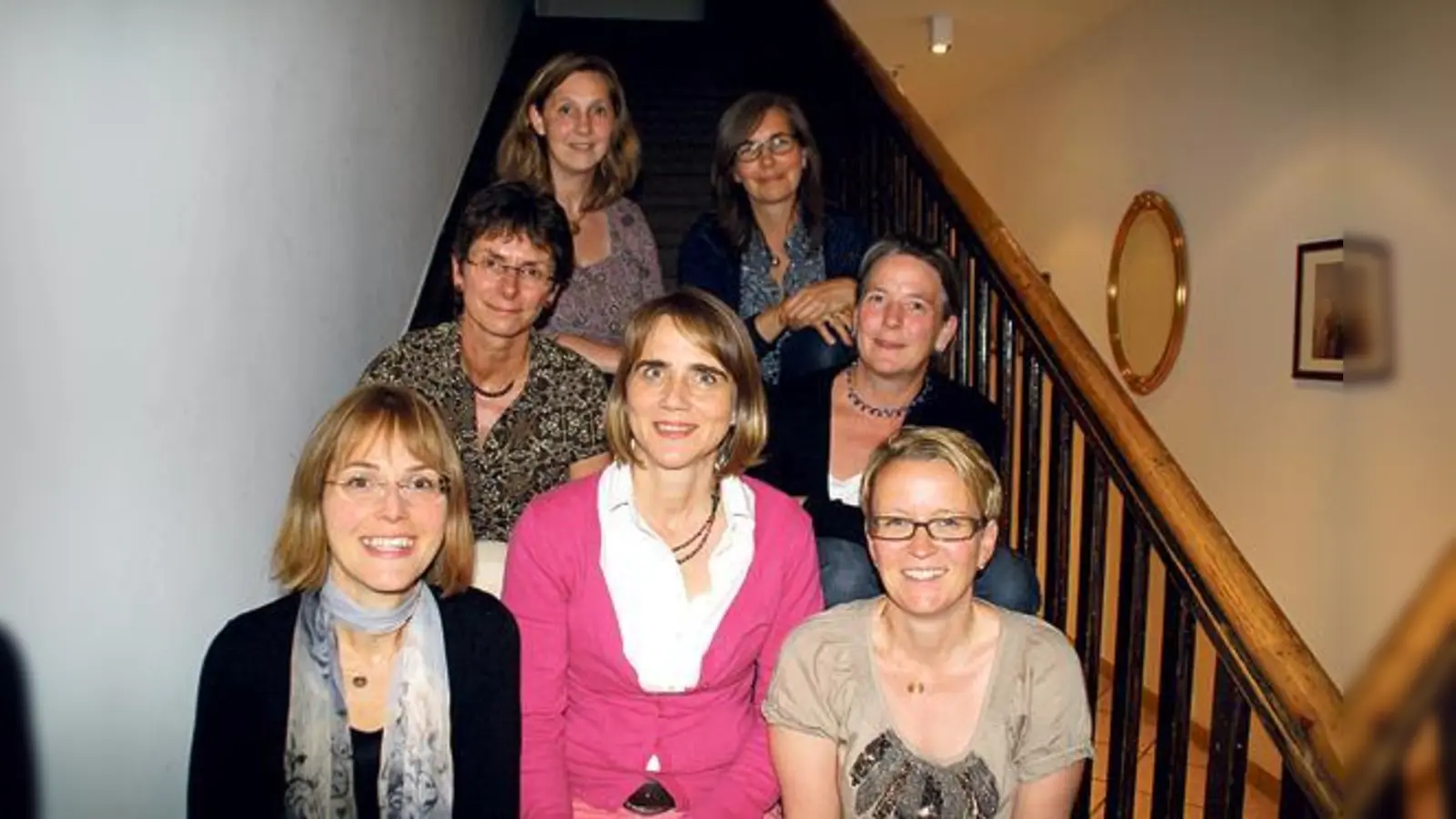 Die führenden Köpfe hinter »Mach mit«: Monika Neubauer, Karin Kirchdorfer, Simone Rott, Angie Wimmer, Brigitte Schmid, Gaby Schwartz und Steffi Kleinheins Barroso. 	 (Foto: Verein)