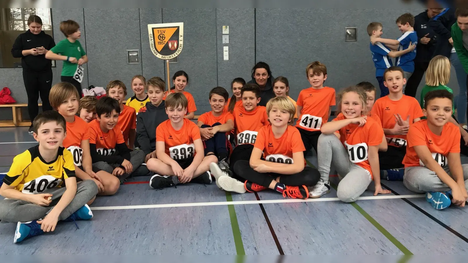 TSV Grasbrunn Leichtathlet-Kinder holen den dritten Platz beim Wendelstein-Cup-Sportfest. (Foto: privat)