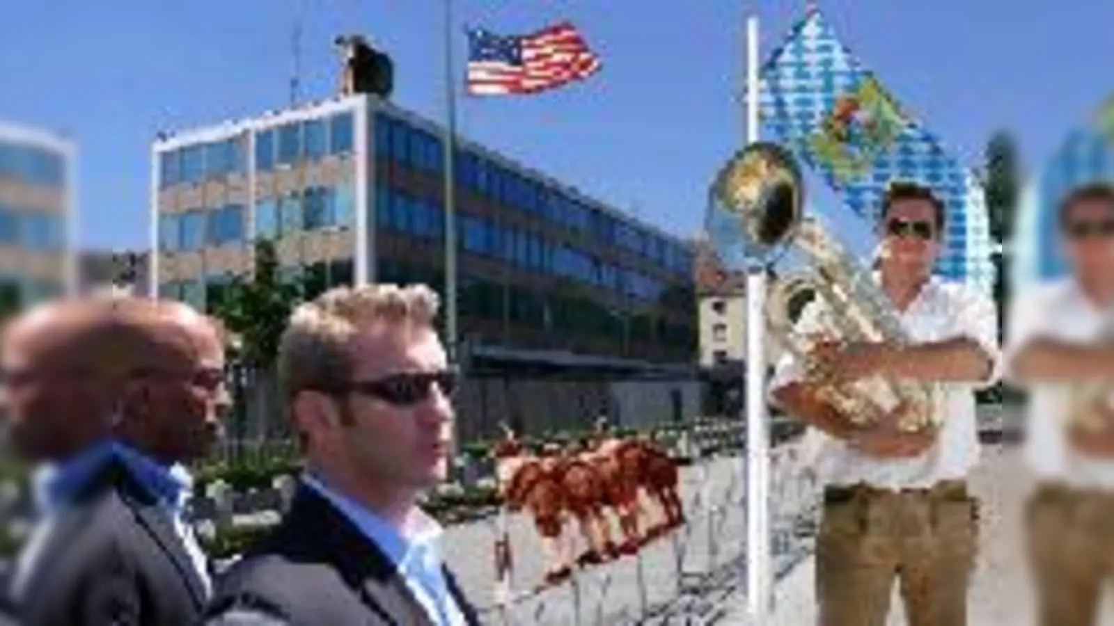 So hätte der »Square Dance« vor dem US-Konsulat aussehen können  aus Sicherheitsgründen wurde die Aktion aber verboten.  (Foto: die urbanauten)