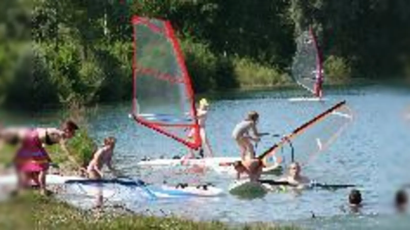 Surfen kann man in jedem Alter lernen  bei den Kindern gehts allerdings meistens ein bisschen schneller  auch für sie ist daher das »Surfersweekend« ein großer  (Spaß.Foto: SSC)