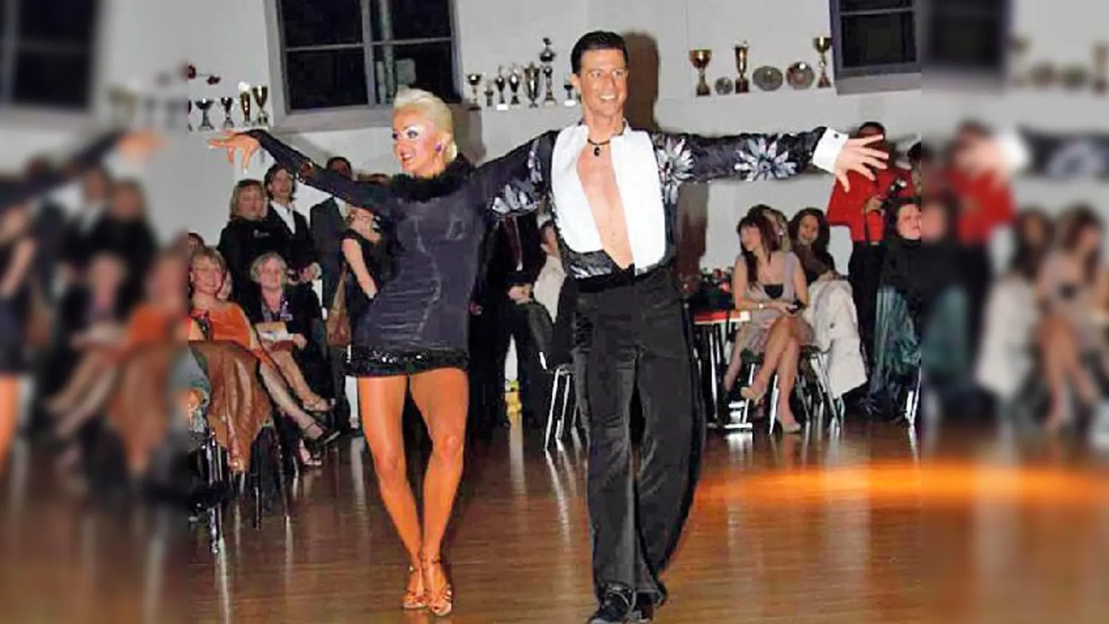 Ernst Rych und Jana Hofmann wurden gleich bei  der ersten bayerischen Meisterschaft der S-Klasse Vierte.   (Foto: Christian Augsburger)