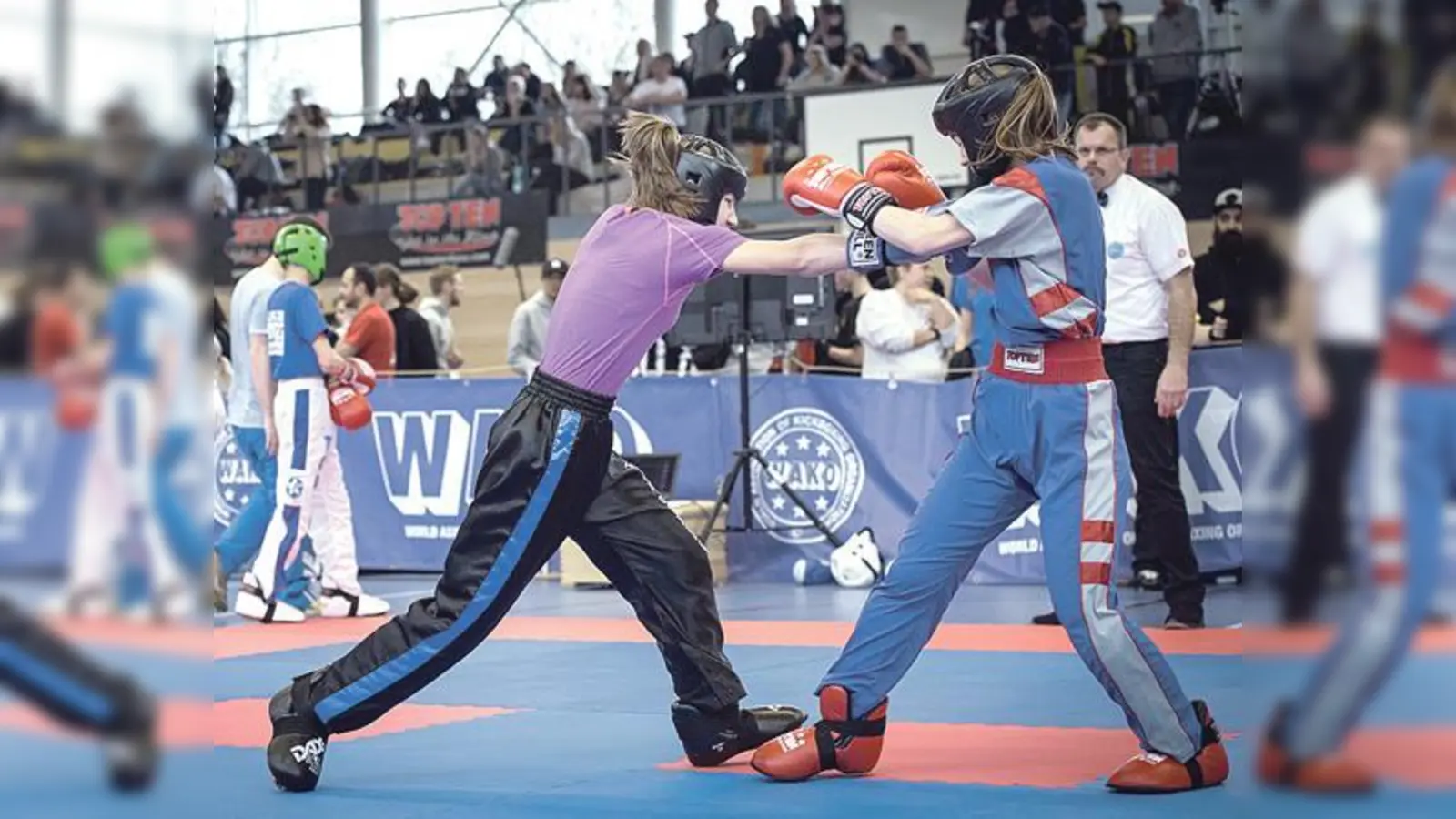 Kickboxen begeistert mittlerweile auch immer mehr Mädchen und Frauen.                                       (Foto: VA)