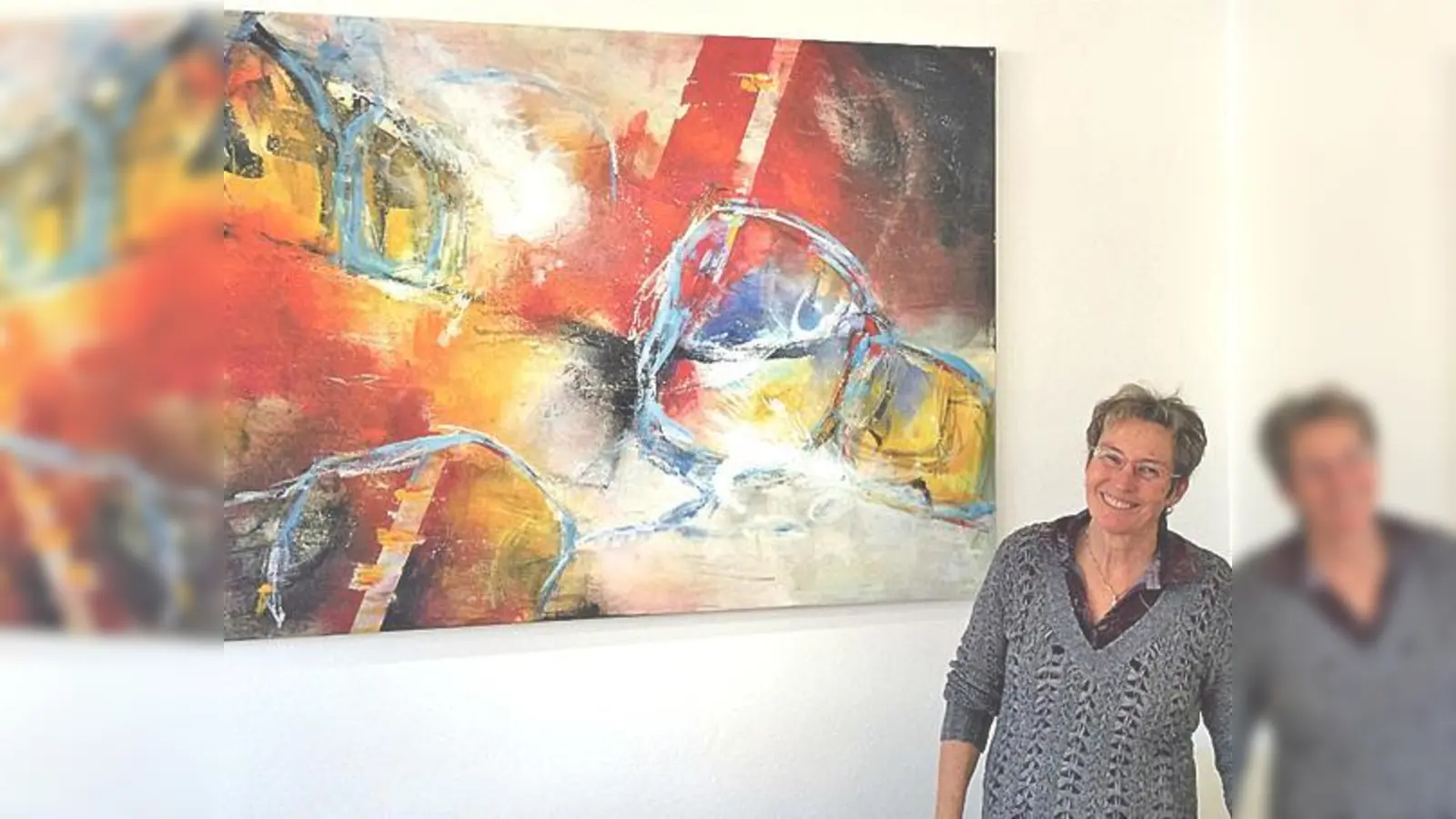 Die Werke von Moni Stein können noch bis 24. April in Harlaching besichtigt werden.	 (Foto: VA)