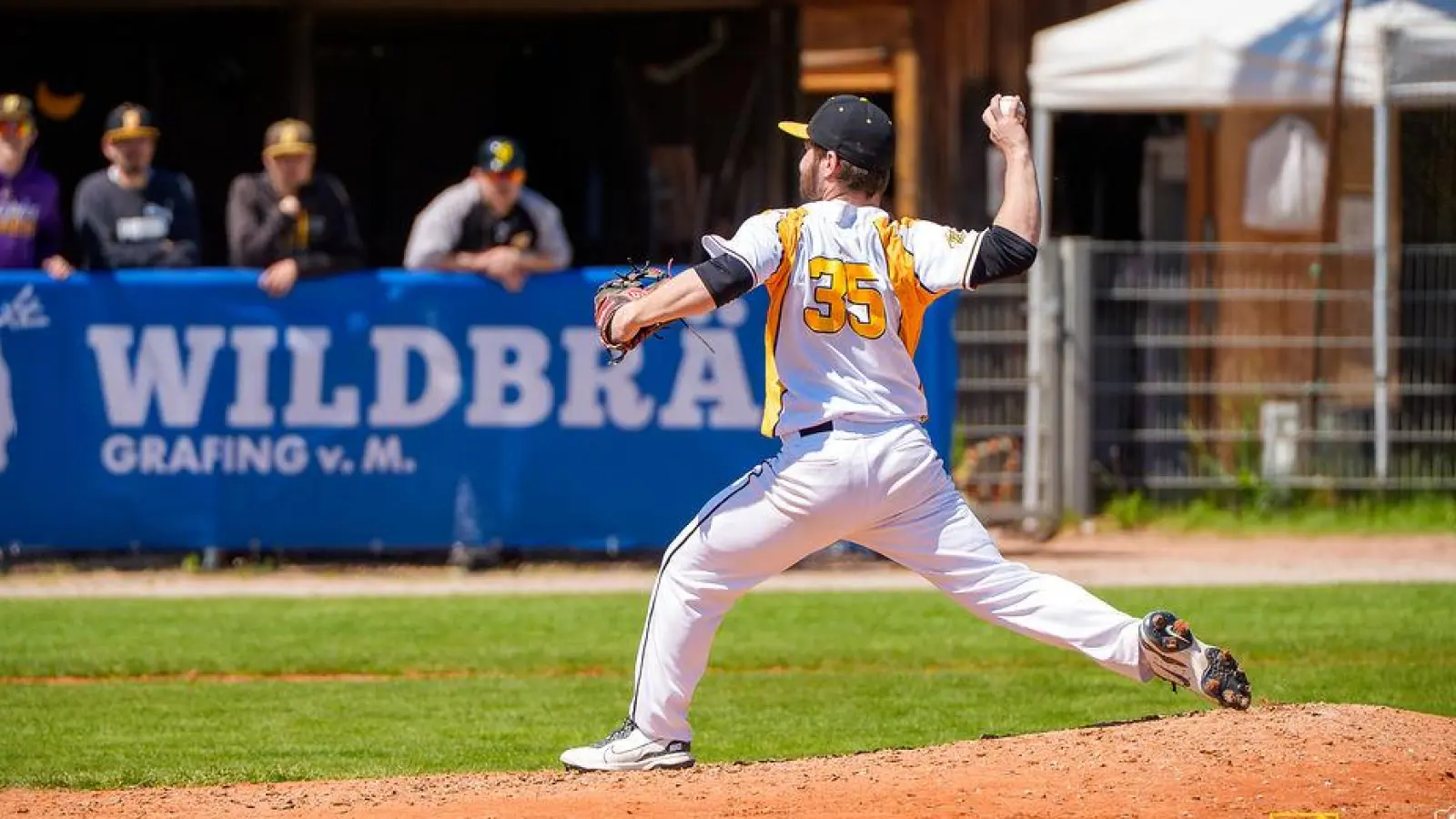 Haars Pitcher Fabian Schmidt gab gegen die Mainz Athletics am Sonntag keinen Run ab. (Foto: fotoschmiede_mcb)